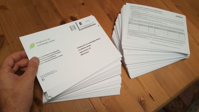 unterschriftenkarten